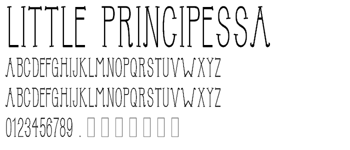 Little Principessa font